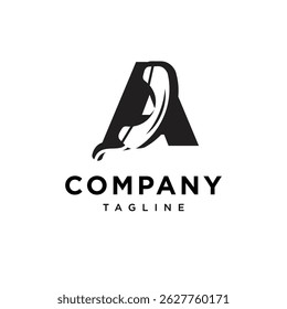 Letter A Phone Logo Icon Vektor