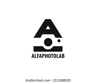 Letter a photography camera Logo template ,fully vector and customized logo design