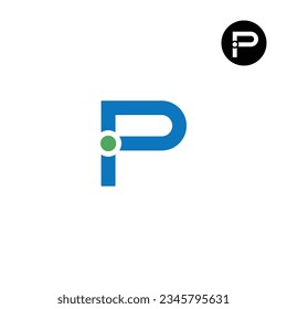 Letter Pi iP Monogram Logo Design