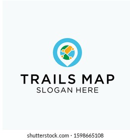 Letter Pin Point Logo Design Element.Location pin icon. Red taxi pointer. Simple flat point template. Infographic design element for navigation app, place on map mark. Isolated illustration on white b