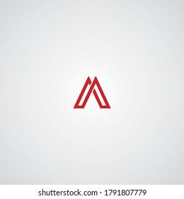 Letra A con diseño de logotipo digital de píxeles, símbolo de plantilla de vector creativo
