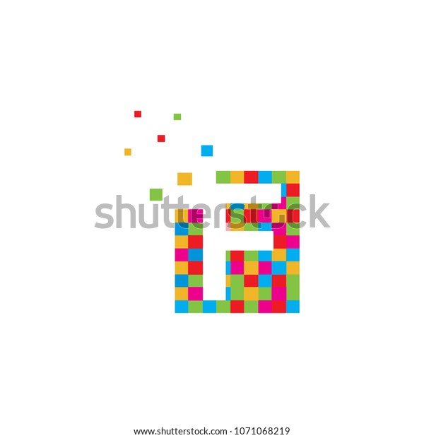 letter pixel\
logo