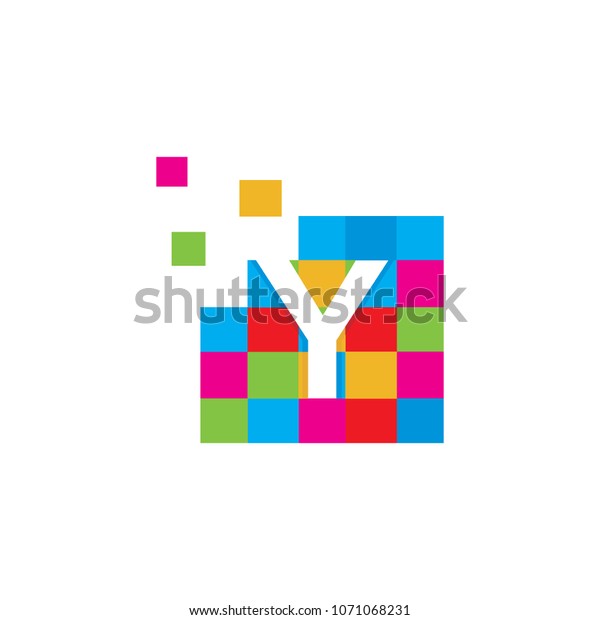 letter pixel\
logo