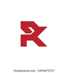 letter pk overlap simple line logo vector 