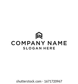 letter pl logo design vector illustration template