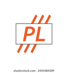 letter PL logo. PL. PL logo design vector illustration for creative company, business, industry
