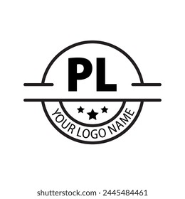 letter PL logo. PL. PL logo design vector illustration for creative company, business, industry
