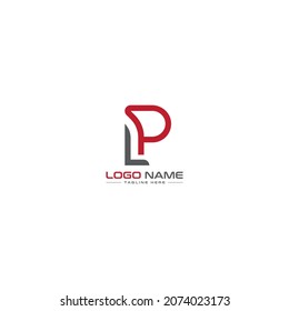 Letter PL LP Logo Design, Editable in Vector Format