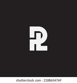 Letter PL monogram logo template.