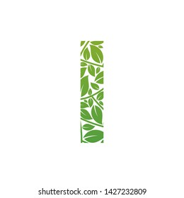 Letter I Plant Logo Template Design Vector, Emblem, Design Concept, Creative Symbol, Icon