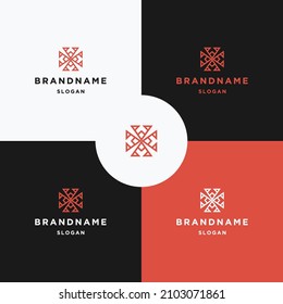 Icono de logotipo Carta A Plus plantilla de diseño plano 