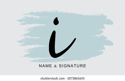 letter i plus symbol logo. editable and easy to custom.eps 10