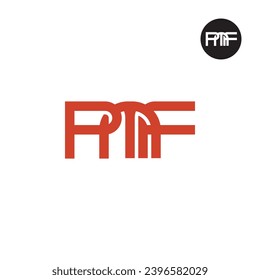 Letter PMF Monogram Logo Design