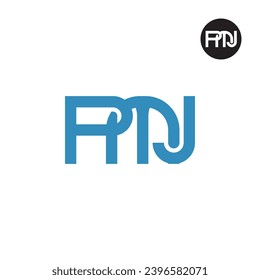 Letter PMJ Monogram Logo Design