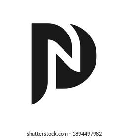 Letter PN logo design template