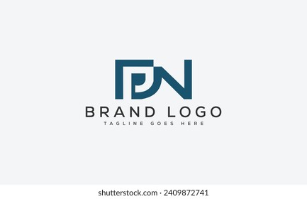 letter PN logo design vector template design for brand.