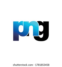 Letra PNG simple diseño de logotipo en monograma vectorial