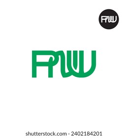 Letter PNW Monogram Logo Design