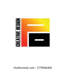 Letter PO simple logo icon design vector