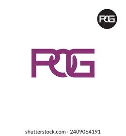Diseño de logotipo de monograma de POG
