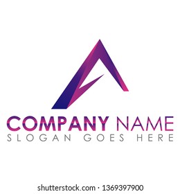 A Letter Polygon Logo,This is high resolution logo.you can use this graphics anywhere print and website.this is print ready vector design.