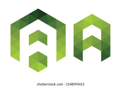 Plantilla de símbolo vector de logotipo de carta de cubo. Logo cúbico. Logotipo del cubo