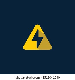 Letter A Power Bolt Creative Icon Business Logo