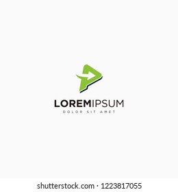 Letter PP with arrow logo vector, financial payment logo template, payout icon vector