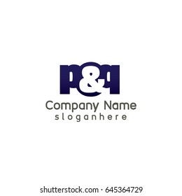 Letter P&P element logo design
