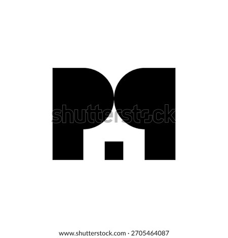 Letter PP with house logo design