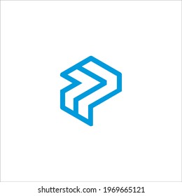signo vectorial de diseño de logotipo PP de letra