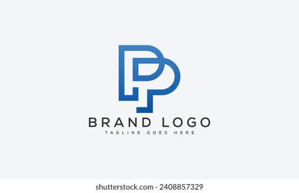 letter PP logo design vector template design for brand.