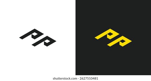 Letter PP Logo Design Vector