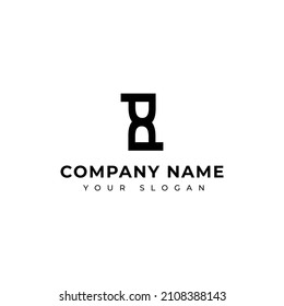 Diseño vectorial de logotipo PP de carta