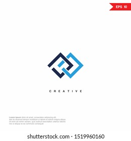 Letter PP minimalist Logo icon design. Premium Line Alphabet Monogram emblem. Vector graphic design template element. Graphic Symbol for Corporate Business Identity. 