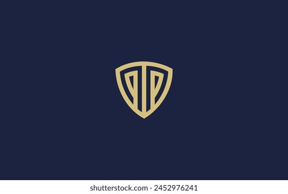 letter pp with shield logo icon design vector design template inspiration
