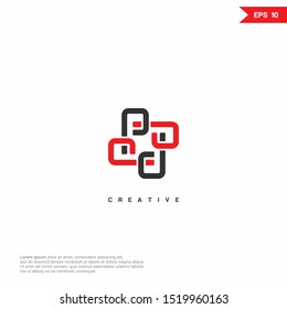 Letter PP unique line Logo icon design. Premium Line Alphabet Monogram emblem. Vector graphic design template element. Graphic Symbol for Corporate Business Identity. 