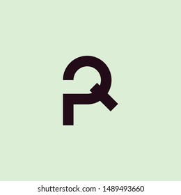 Letter pq logo design idea