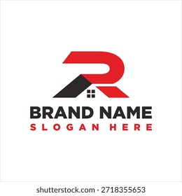 Brief PR Home Logo Design Element Vektor Vorlage