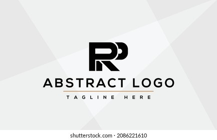 Logo de relaciones públicas de carta, vector de icono del logotipo creativo de pr para empresas