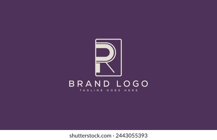 Diseño de plantilla de vector de diseño de logotipo de PR para marca