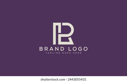 letter PR logo design vector template design for brand