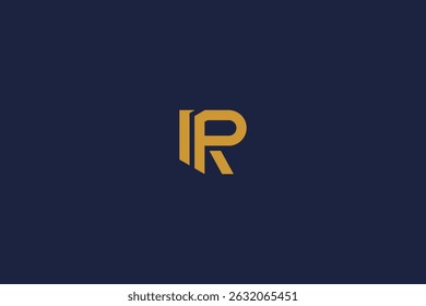 letter pr logo icon design template with vector inspiration logo	
