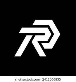 Logo des Buchstaben PR oder des RP