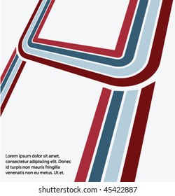 letter «H» for presentation background set