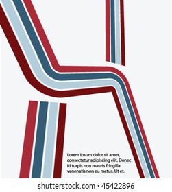 letter «X» for presentation background set