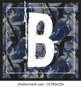 Letter print with flowers and slogan, vector floral artwork for girls t-shirt and other uses.