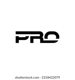 Letter PRO Monogram logo design