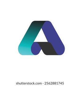 Letter A Professional 3D logo