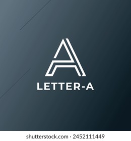 Letter A Professional logo design for all kinds of business